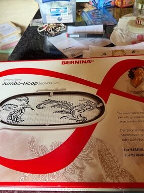 BERNINA Embroidery Jumbo-Hoop (White/Red Packaging)